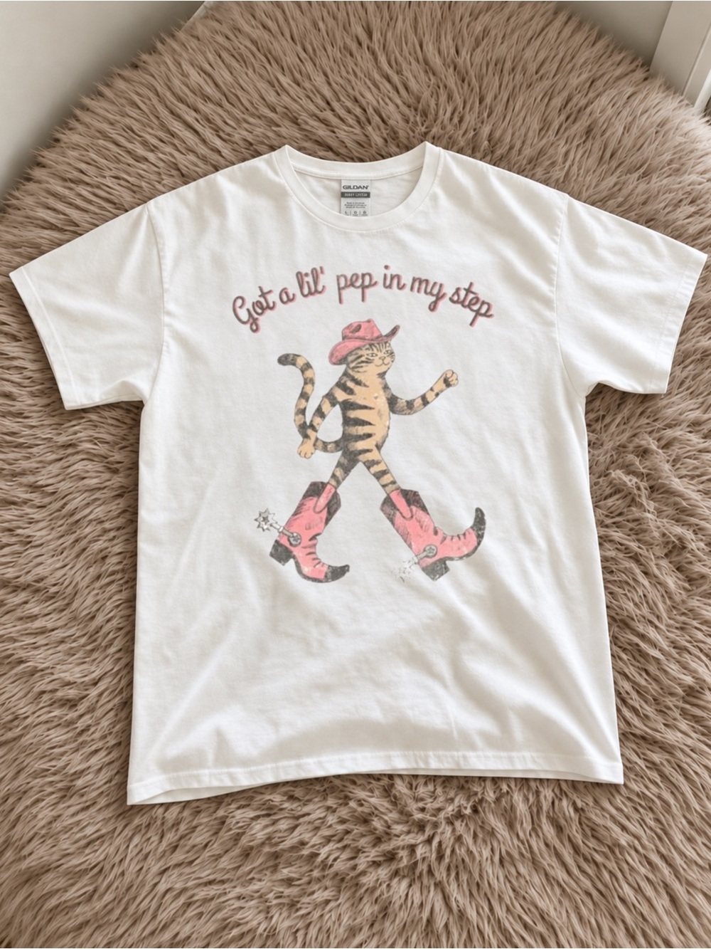 Cowboy Cat Graphic Unisex T-shirt Western Cat Tee